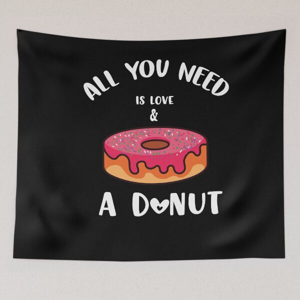 Item preview, Funny Donut Shirt, All You Need is Love and a Donut , Funny Womens , Valentines Gifts for Her, Funny Graphic  for Women, Food designed and sold by ourpretty.