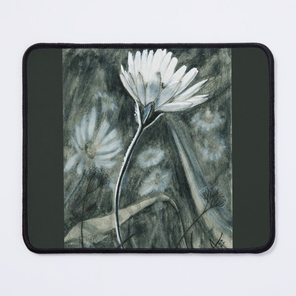 Item preview, Flower, white flower, simple flower, daisy, daisy card, daisy print, card, print, black and white designed and sold by ElenaAdamArt.