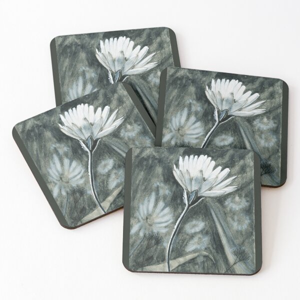 Item preview, Flower, white flower, simple flower, daisy, daisy card, daisy print, card, print, black and white designed and sold by ElenaAdamArt.