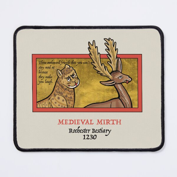 Item preview, Awkward Friends: Medieval Humour from 1230 designed and sold by ebrawne.