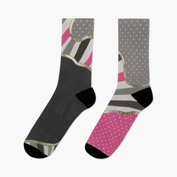 Item preview, Polka dots, abstract, lines, stripes, waves, modern, elegant, pink designed and sold by Svitac.