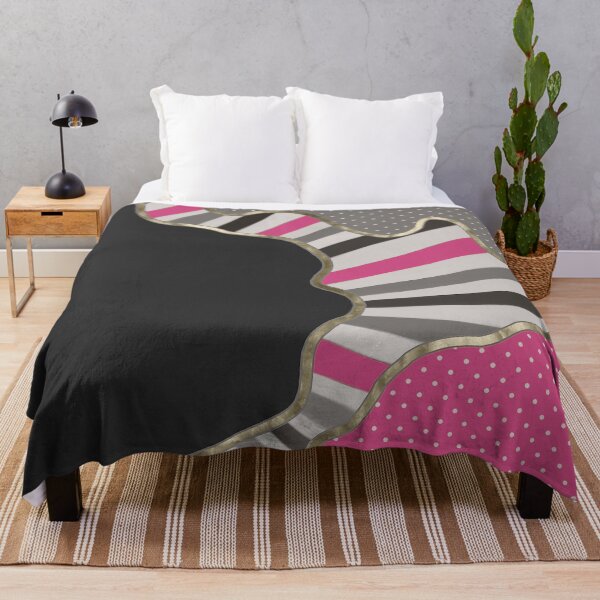 Item preview, Polka dots, abstract, lines, stripes, waves, modern, elegant, pink designed and sold by Svitac.