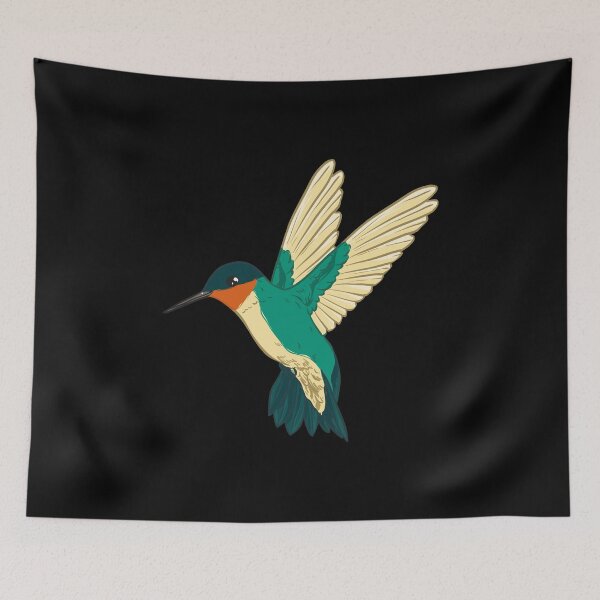 Item preview, Ruby-throated Hummingbird Humminbird Hummingbird Bird designed and sold by 2blackcherries.