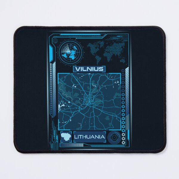 Item preview, VILNIUS MAP LITHUANIA designed and sold by hatimelhag.