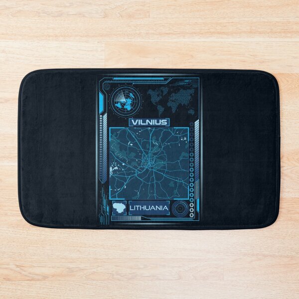 Item preview, VILNIUS MAP LITHUANIA designed and sold by hatimelhag.