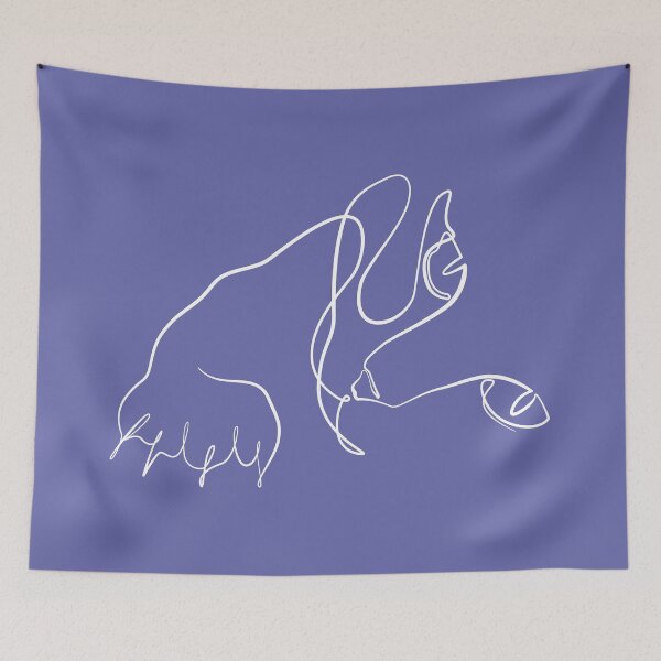 Item preview, Cat in one line art designed and sold by evk-art.