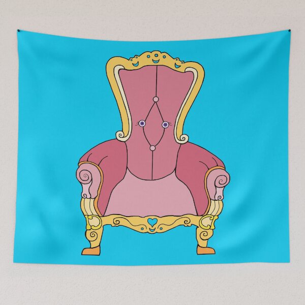Item preview, Pink Victorian Cheerful Chair designed and sold by Deborah Camp.