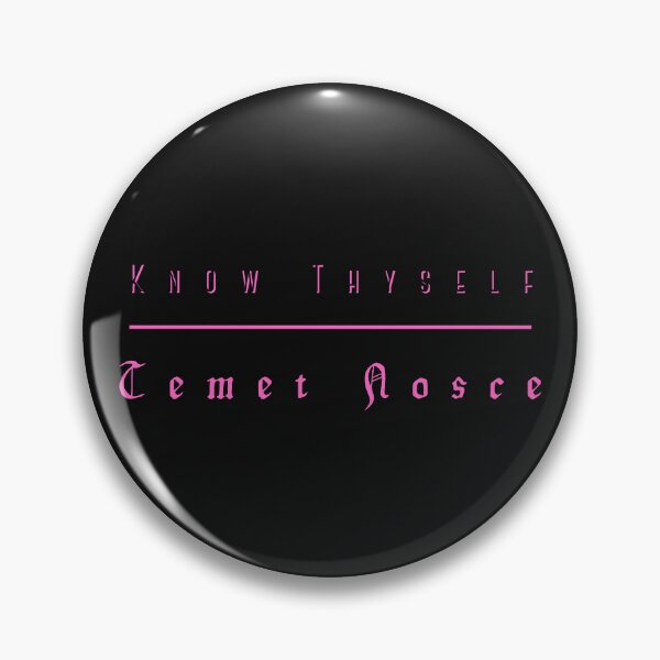 Item preview, Know Thyself -Temet Nosce Pink Design Be Yourself Mindfulness Self-Awareness designed and sold by LGbubble.