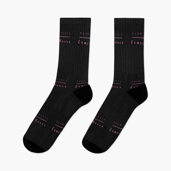 Item preview, Know Thyself -Temet Nosce Pink Design Be Yourself Mindfulness Self-Awareness designed and sold by LGbubble.