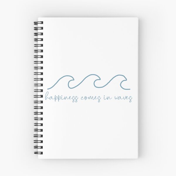 Item preview, “Happiness comes in waves” Mental Health designed and sold by sagecreates.