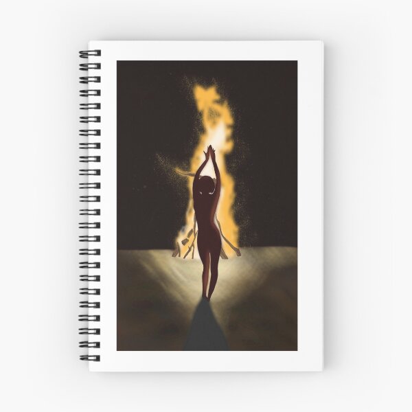 Item preview, Girl dancing in front of the fire designed and sold by Spoonyghst.