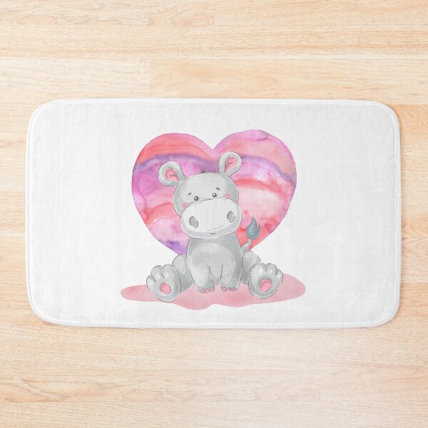 Item preview, Baby Hippo Heart designed and sold by HappyLifeCreate.
