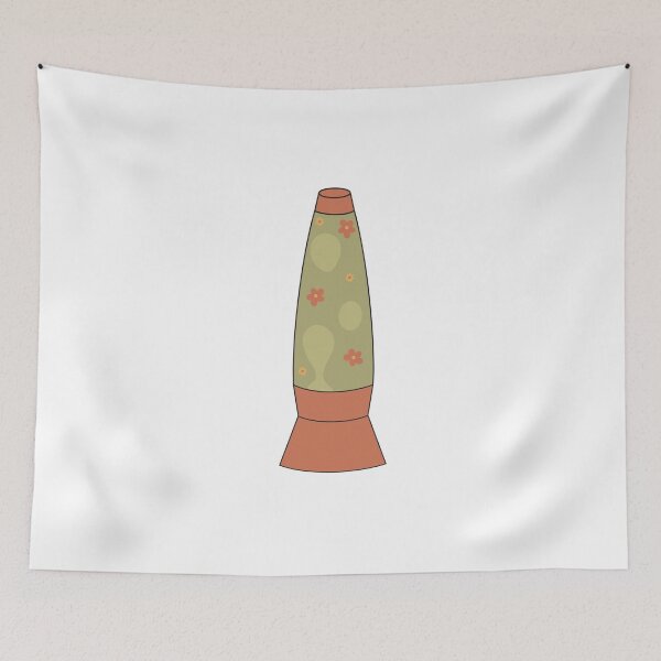 Item preview, 70s groovy floral lava lamp  designed and sold by StellaRoseStyle.