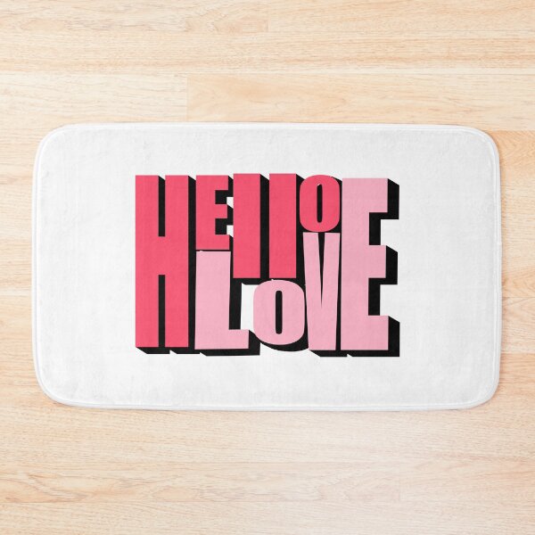 Item preview, Pink and Red Romantic "Hello Love" designed and sold by EuropaPrints.
