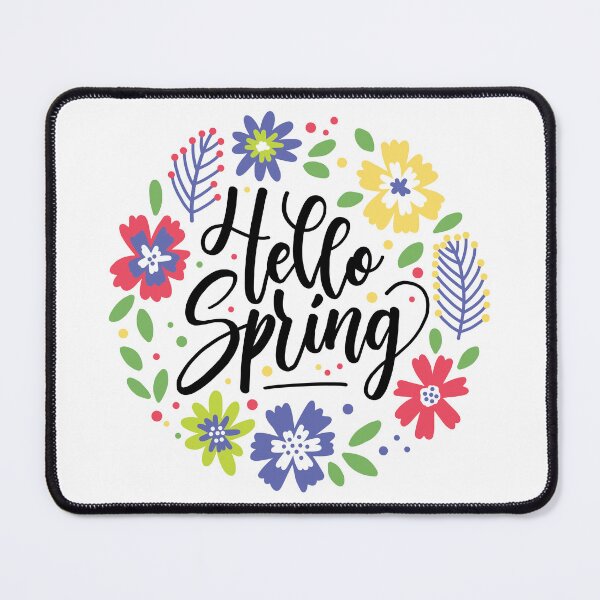 Item preview, Hello Spring With Flowers Design designed and sold by TiiNGA.