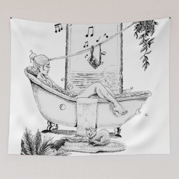 Item preview, Bath Time designed and sold by cuttlecactus.