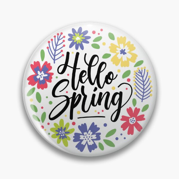 Item preview, Hello Spring With Flowers Design designed and sold by TiiNGA.