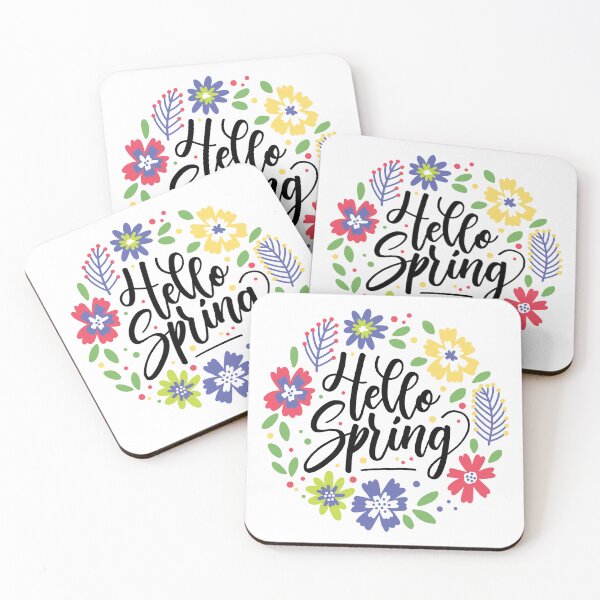Item preview, Hello Spring With Flowers Design designed and sold by TiiNGA.