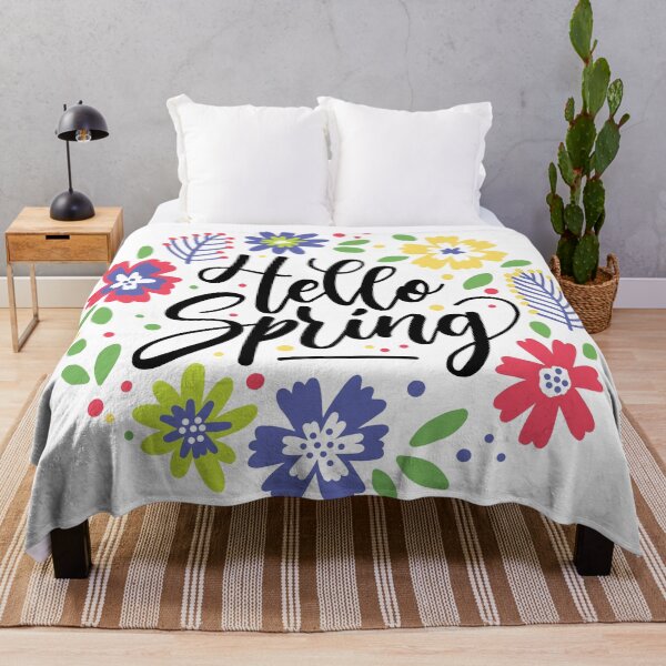Item preview, Hello Spring With Flowers Design designed and sold by TiiNGA.