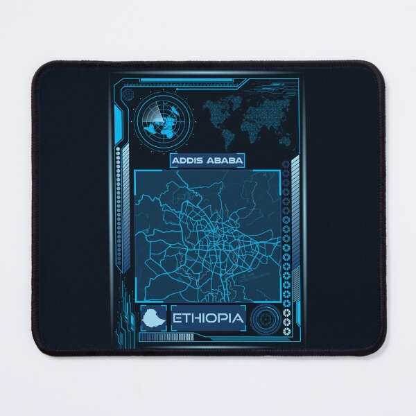Item preview, ADDIS ABABA MAP ETHIOPIA designed and sold by hatimelhag.
