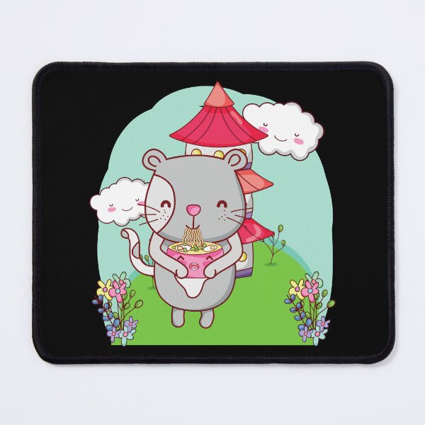 Item preview, Cat Eating Ramen Cute Noodles Kawaii Cat Japanese Cat Eating Ramen Kitten designed and sold by EyanShop.