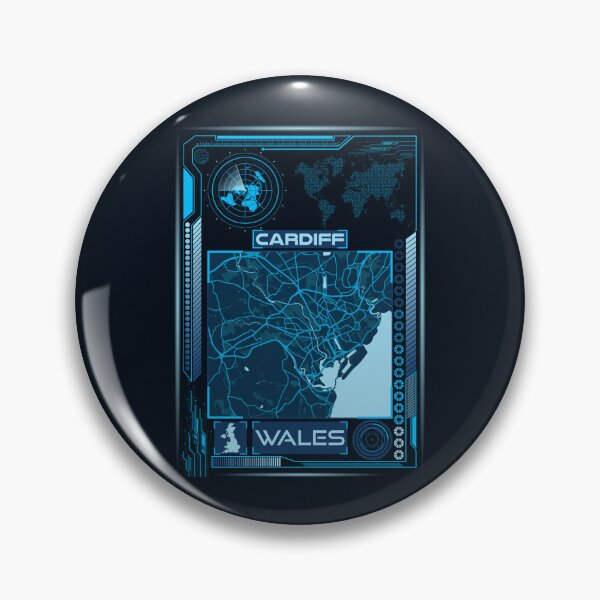 Item preview, CARDIFF MAP UNITED KINGDOM designed and sold by hatimelhag.