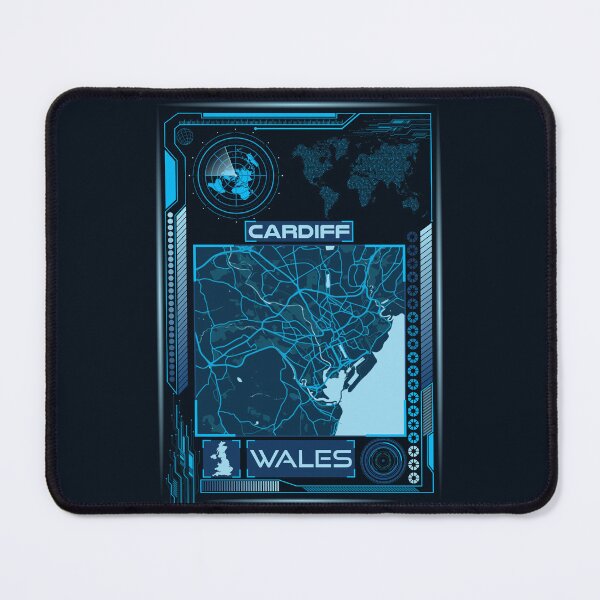Item preview, CARDIFF MAP UNITED KINGDOM designed and sold by hatimelhag.