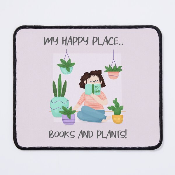 Artikelvorschau, Liebe Pflanzen | My Happy Place..Bücher und Pflanzen! entworfen und verkauft von AllThingsPuffa.