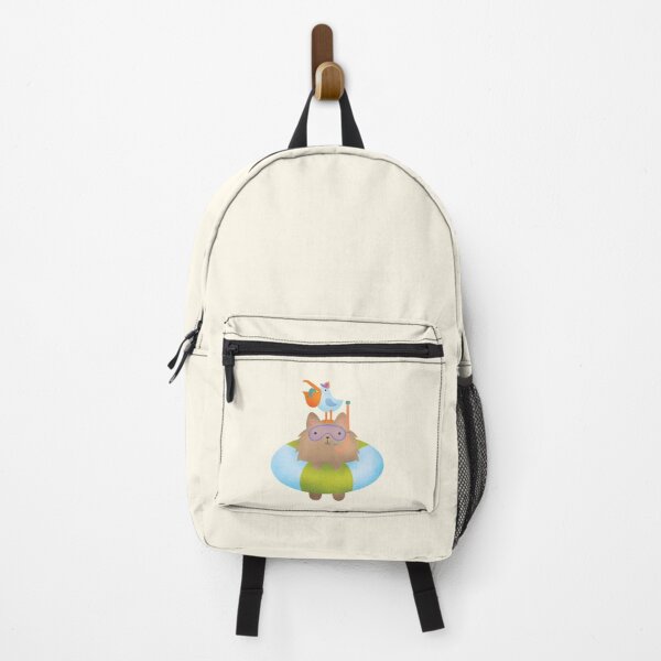Item preview, Pomeranian in Summer Pool Floatie - Cute Dog Illustration - Brown designed and sold by squigglin.