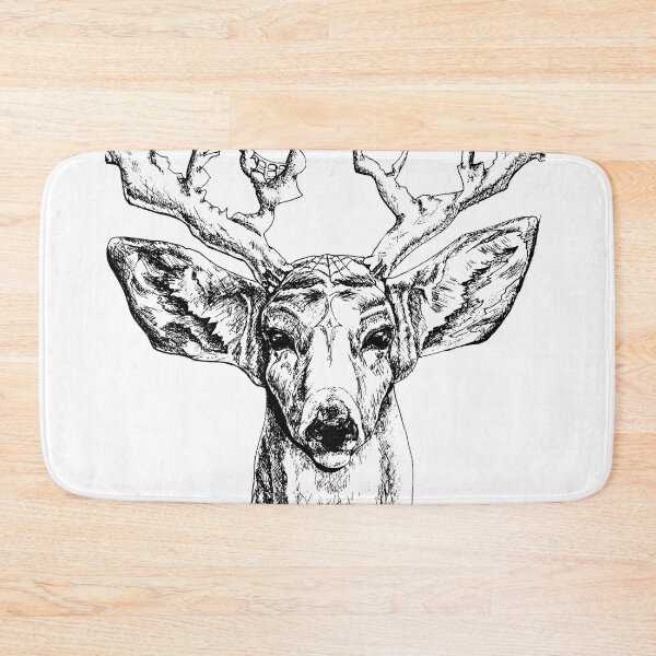 Item preview,  Deer Pen Drawing designed and sold by cuttlecactus.