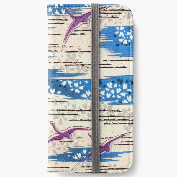 Vintage Design from Shin-Bijutsukai Monthly - Geese (1901) iPhone Wallet