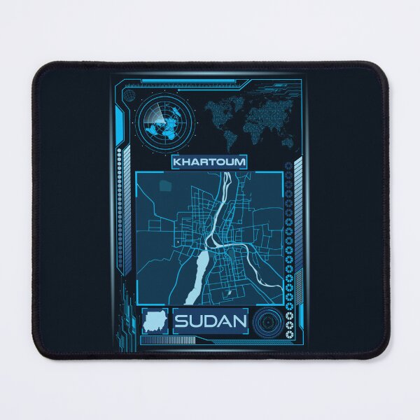 Item preview, KHARTOUM MAP SUDAN designed and sold by hatimelhag.