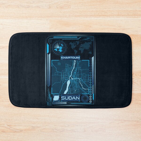 Item preview, KHARTOUM MAP SUDAN designed and sold by hatimelhag.