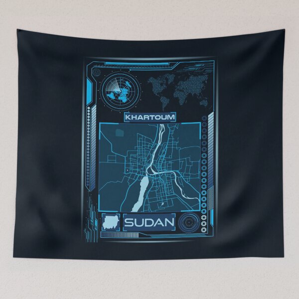 Item preview, KHARTOUM MAP SUDAN designed and sold by hatimelhag.