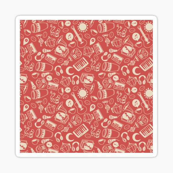 Graphic AM:PM 3a / two colors Sticker