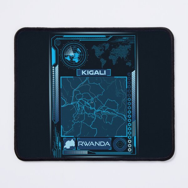 Item preview, KIGALI MAP RWANDA designed and sold by hatimelhag.