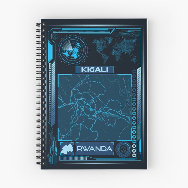 Item preview, KIGALI MAP RWANDA designed and sold by hatimelhag.