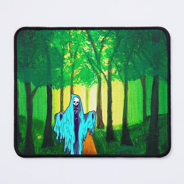 Item preview, LukjanovArt Death taking a walk through a haunted forest  designed and sold by LukjanovArt.