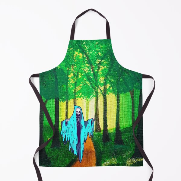 Item preview, LukjanovArt Death taking a walk through a haunted forest designed and sold by LukjanovArt.