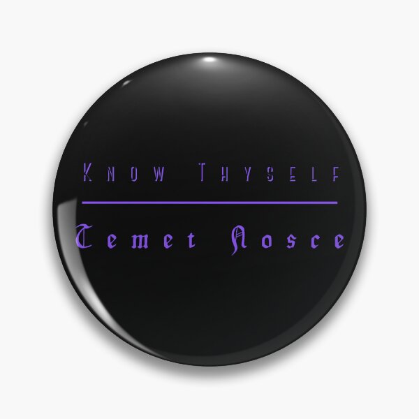 Item preview, Know Thyself -Temet Nosce Purple Design Be Yourself Mindfulness Self-Awareness designed and sold by LGbubble.