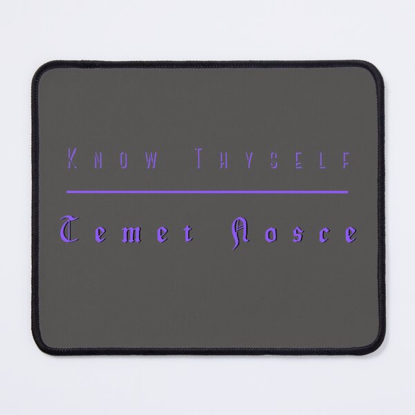 Item preview, Know Thyself -Temet Nosce Purple Design Be Yourself Mindfulness Self-Awareness designed and sold by LGbubble.