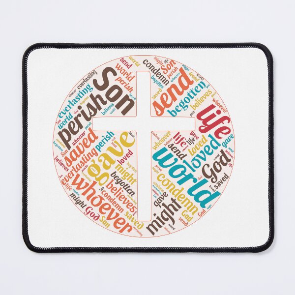 Item preview, God Sent Jesus Word Cloud designed and sold by Nigelum.