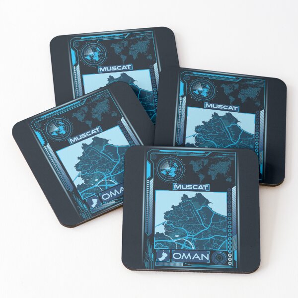 Item preview, MUSCAT MAP OMAN designed and sold by hatimelhag.