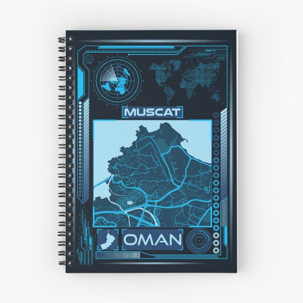 Item preview, MUSCAT MAP OMAN designed and sold by hatimelhag.