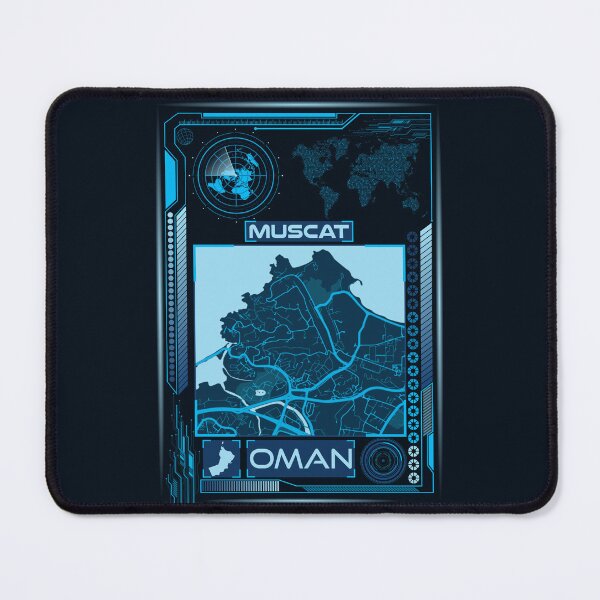 Item preview, MUSCAT MAP OMAN designed and sold by hatimelhag.
