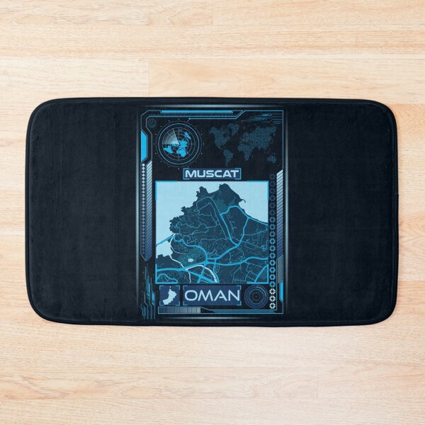 Item preview, MUSCAT MAP OMAN designed and sold by hatimelhag.