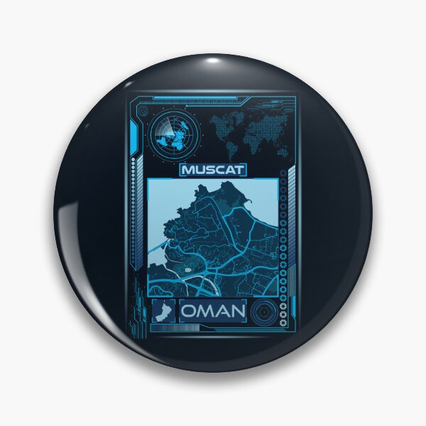 Item preview, MUSCAT MAP OMAN designed and sold by hatimelhag.