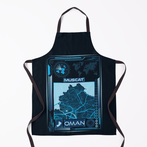 Item preview, MUSCAT MAP OMAN designed and sold by hatimelhag.