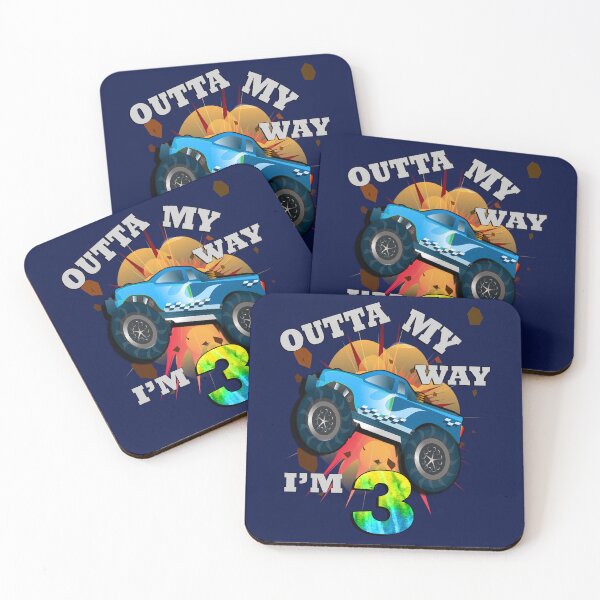 Item preview, Kids 3 Year Old Gift Cool Monster Truck Birthday  designed and sold by Cute & Sassy Custom Gifting Boutiques.