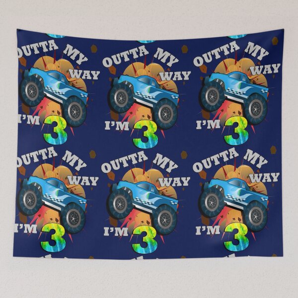 Item preview, Kids 3 Year Old Gift Cool Monster Truck Birthday  designed and sold by Cute & Sassy Custom Gifting Boutiques.